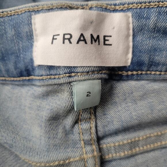Frame Jeans Le One Flare Caspio Size 2 = Medium = 30-34 - Picture 3 of 10